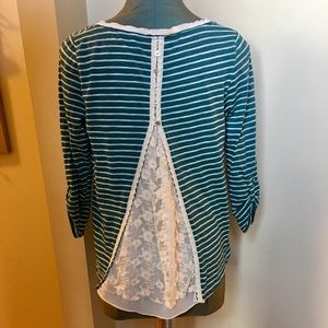 Stripe Boutique Long Sleeve Top L